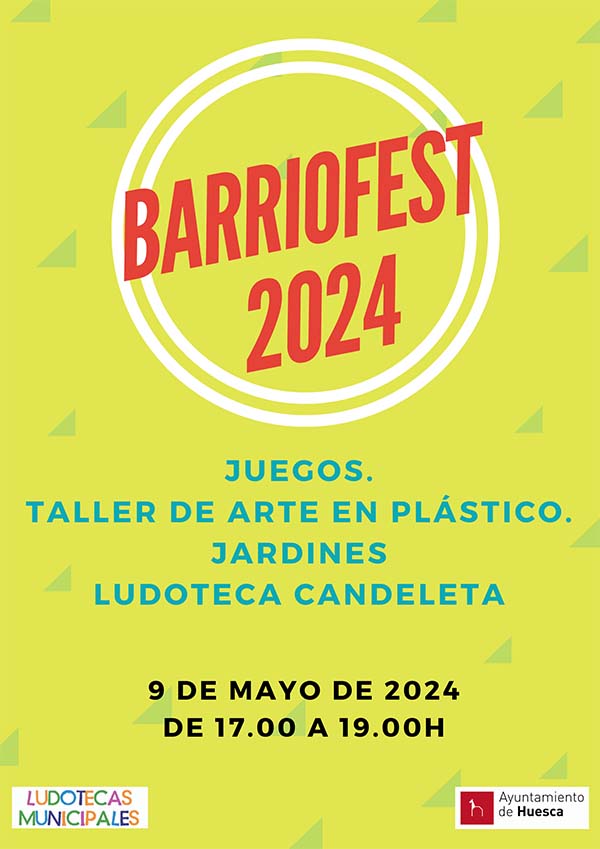 Ludotecas Municipales: Barriofest 2024