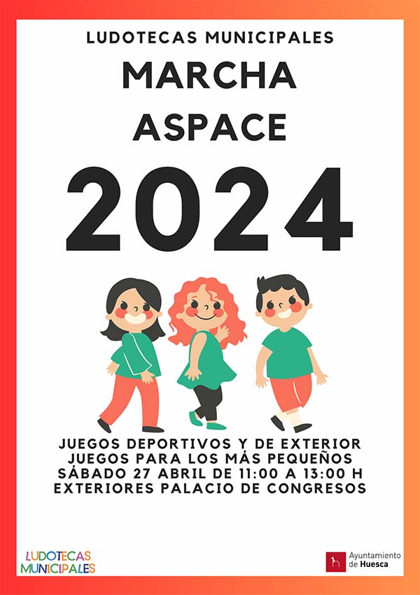 Ludotecas Municipales: Marcha ASPACE 2024