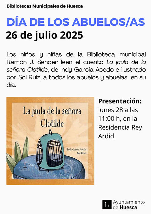 La biblioteca Ramón J. Sender celebra el Día de los Abuelos con un homenaje muy especial