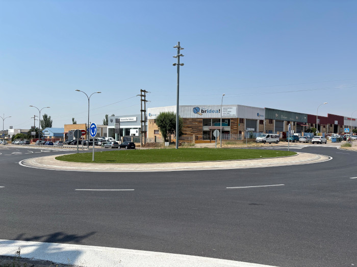 Imagen Finalizadas las obras de la nueva rotonda en Ronda Industria para...