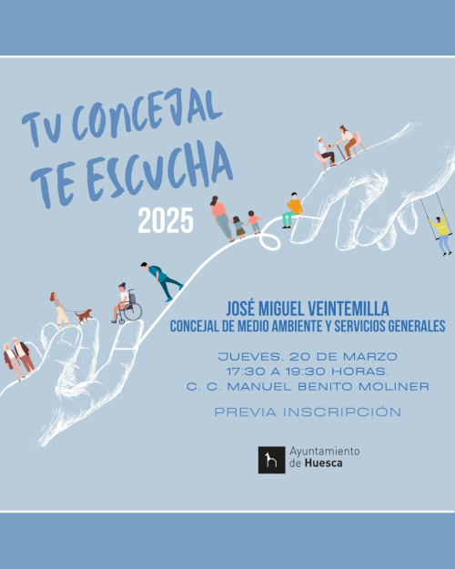 El concejal de Medio Ambiente y Servicios Generales, José Miguel Veintemilla, en la próxima sesión de “Tu concejal te escucha”