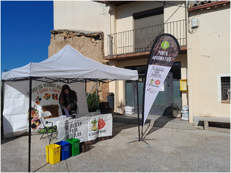 Finaliza la campaña de implantación de la recogida de los residuos orgánicos en los barrios rurales de Huesca
