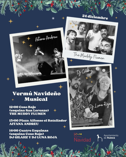 Imagen La música toma las calles de Huesca en Nochebuena con el ya tradicional...