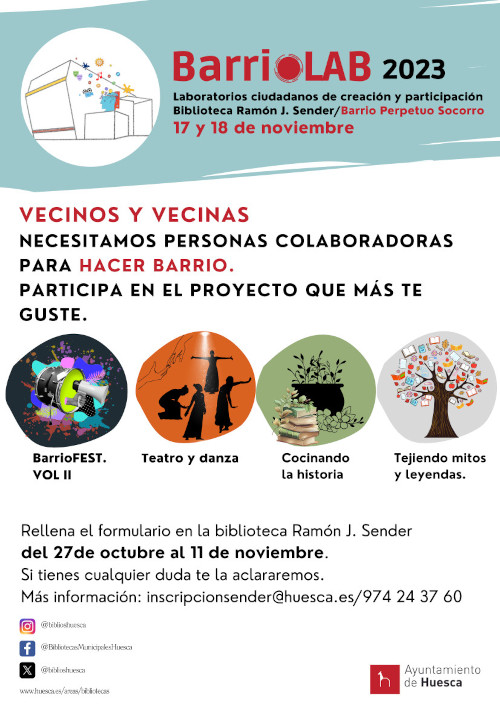 El comité seleccionador de BarrioLab 2023 escoge cuatro proyectos ciudadanos con el objetivo de mejorar nuestros barrios