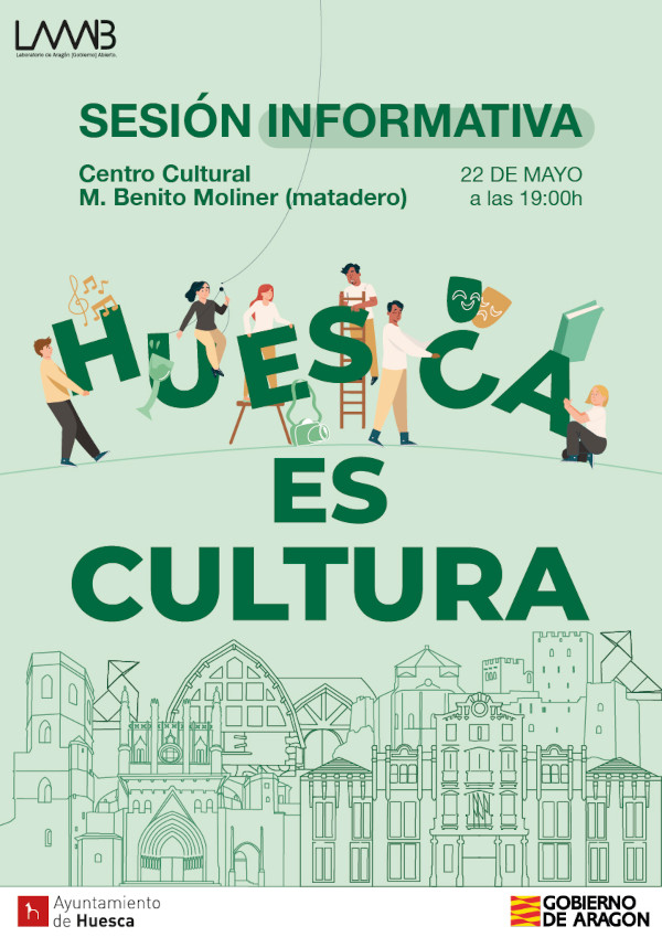 El proceso participativo sobre la cultura en Huesca se inicia este miércoles con una sesión informativa