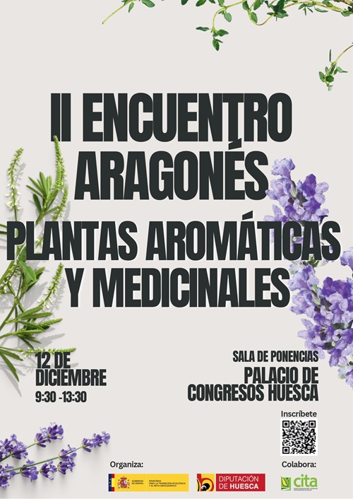 II Encuentro aragonés del sector de las Plantas Aromáticas y Medicinales (12/12/2023)