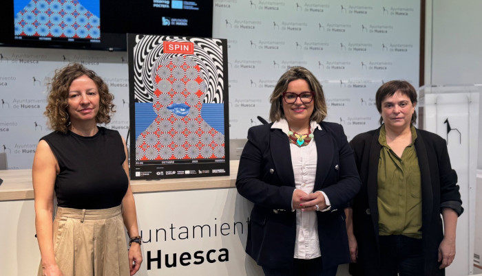 El Ayuntamiento de Huesca presenta la programación del SPIN Festival 2025, que llenará la ciudad de arte, movimiento y cultura joven del 23 al 26 de octubre
