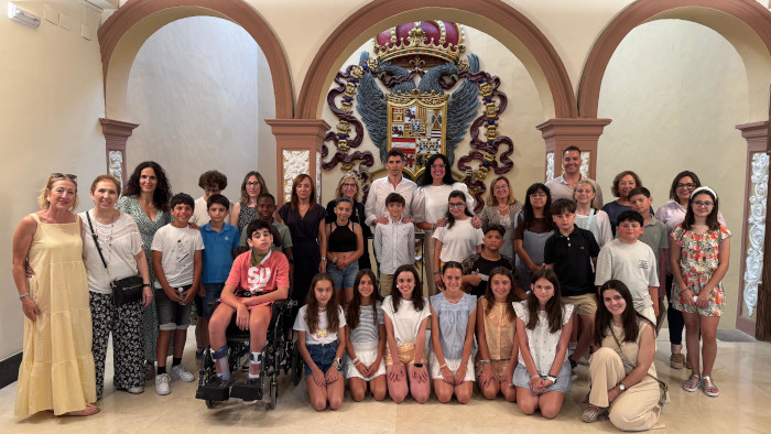 Imagen Las niñas y los niños toman la palabra en el Pleno del Ayuntamiento de...