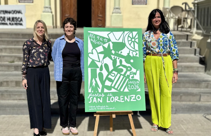 Imagen El blanco y el verde protagoniza el cartel de las fiestas de 2026