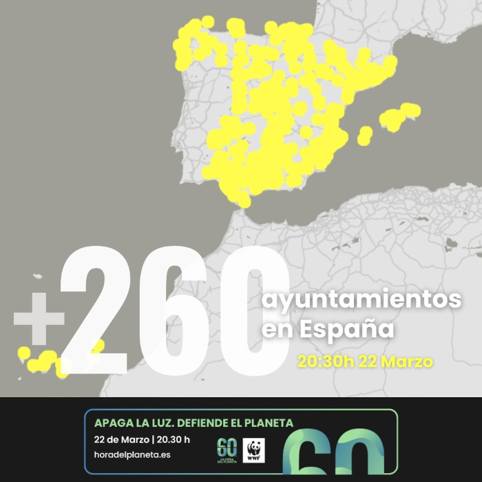 El Ayuntamiento de Huesca apagará la luz de su fachada este sábado, de 20:30 a 21:30 horas, con motivo de la Hora del Planeta