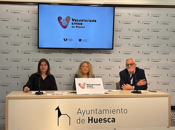 Imagen Huesca presenta la nueva imagen del Voluntariado Cívico de la ciudad