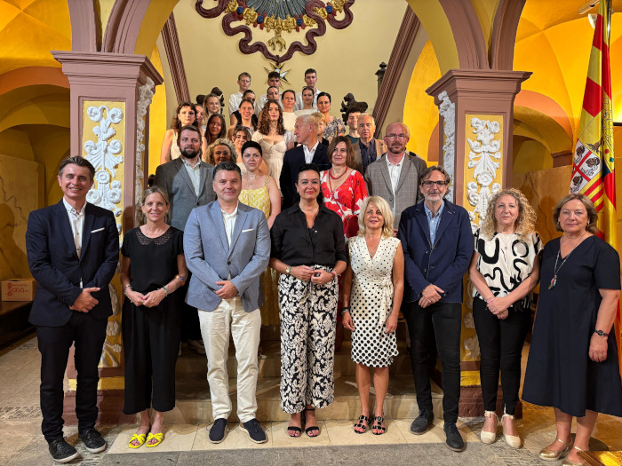 Recepción institucional en el Ayuntamiento de Huesca a la delegación checa en el marco del II Foro Internacional Democracia y Totalitarismos