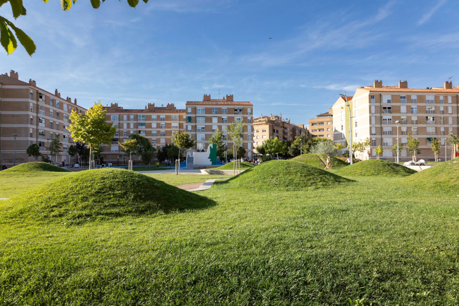 Imagen El parque San Martín de Huesca, mejor parque de barrio de Europa en los...