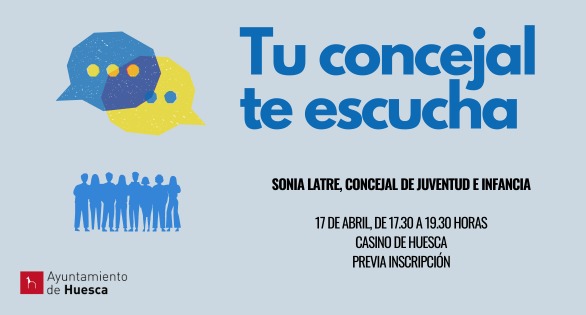 Sonia Latre, concejal de Infancia y Juventud, protagoniza el próximo encuentro ciudadano “Tu concejal te escucha