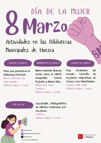 8M en las Bibliotecas Municipales (04/03/2024 - 16/03/2024)
