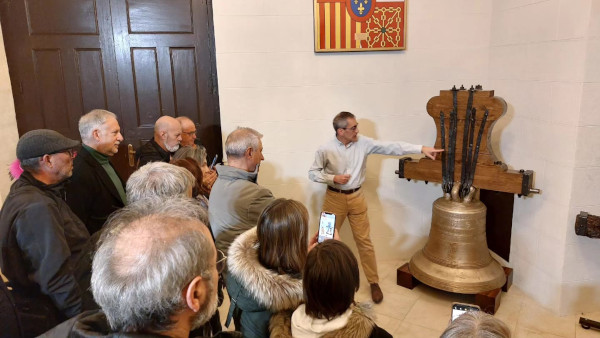 La campana de la ciudad, Juana Paciencia, puede admirarse ya en el Palacio Consistorial
