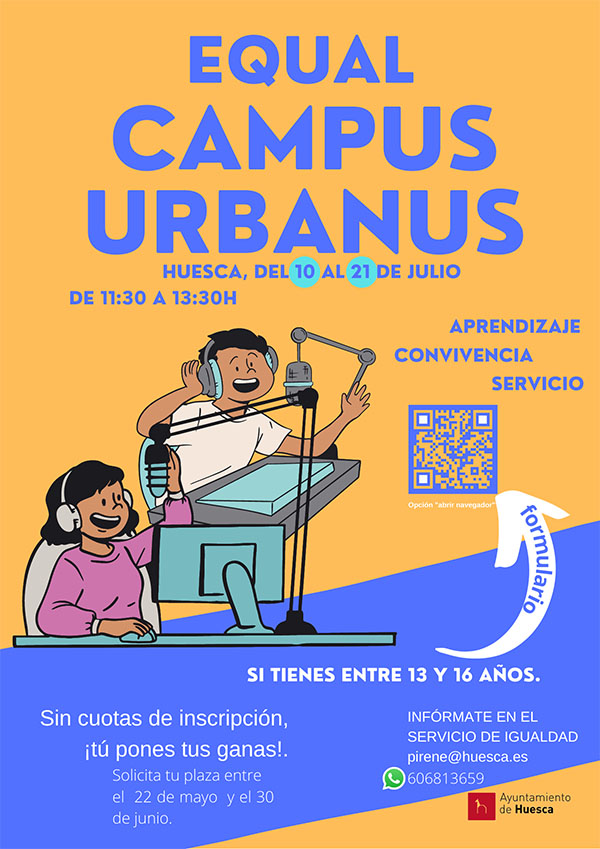 Curso de radio. Equal Campus Urbanus