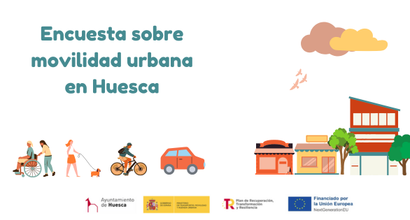 Banner encuesta sobre movilidad urbana huesca