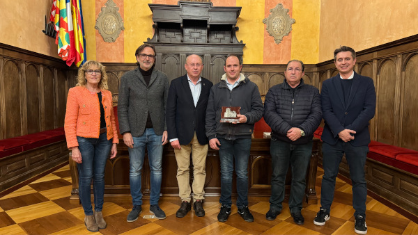 José Manuel Sancho recepción en el Ayuntamiento José Manuel Sancho recepción en el Ayuntamiento