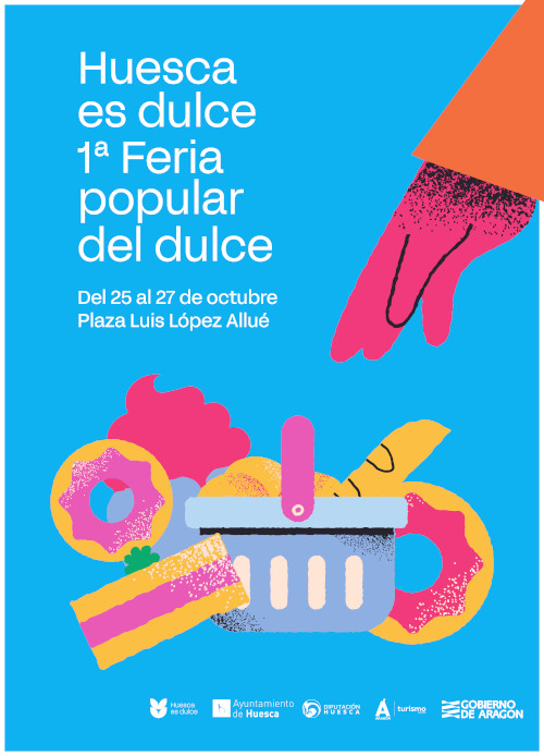 Cartel Feria del Dulce Huesca 2024 Cartel Feria del Dulce Huesca 2024