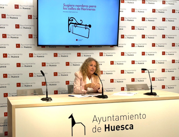 Susana Oliván rueda de Prensa nombres de calles Harineras Susana Oliván rueda de Prensa nombres de calles Harineras