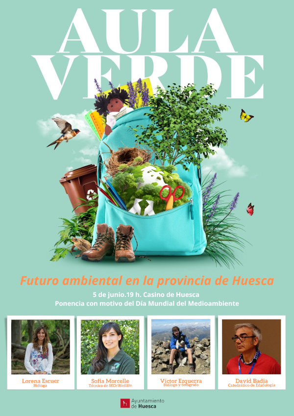 Cartel charla 5 de junio dia mundial medioambiente Cartel charla 5 de junio dia mundial medioambiente