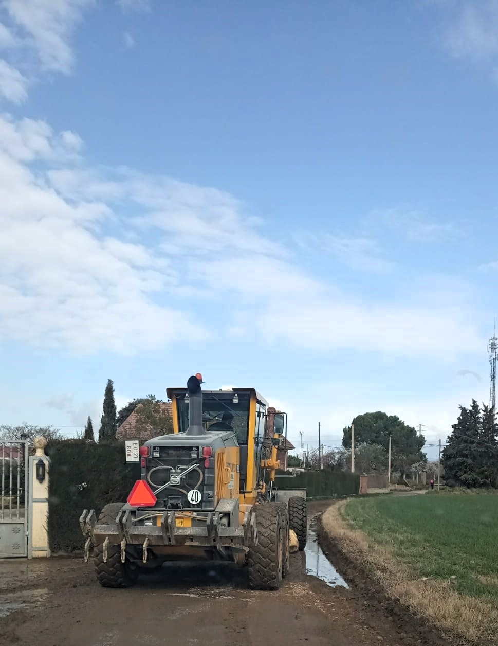 Obras camino miquera Huesca Obras camino miquera Huesca
