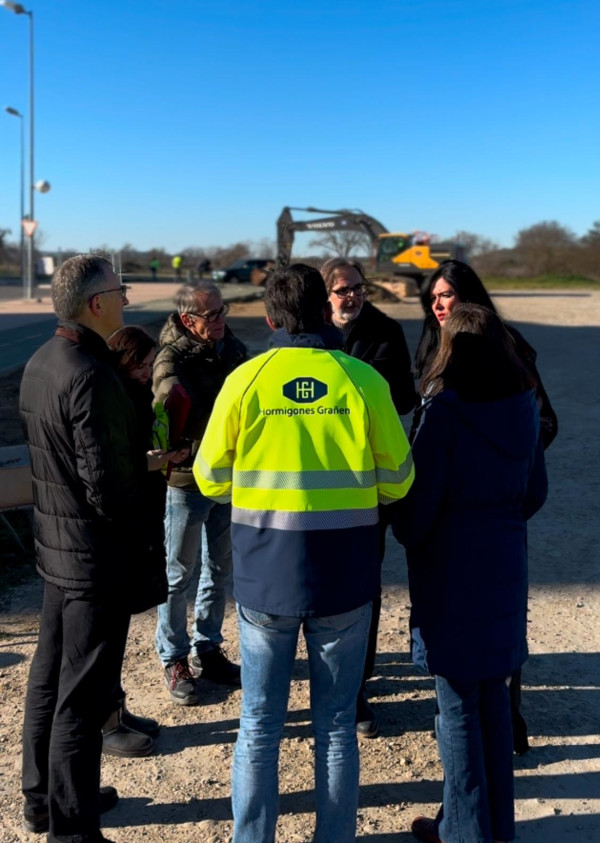 Inicio de las obras aparcamiento Pilar Lorengar Huesca Inicio de las obras aparcamiento Pilar Lorengar Huesca