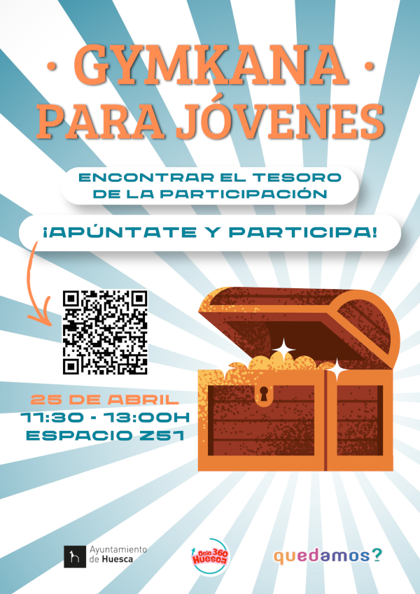 cartel gymkana juvenil 25 abril Huesca 