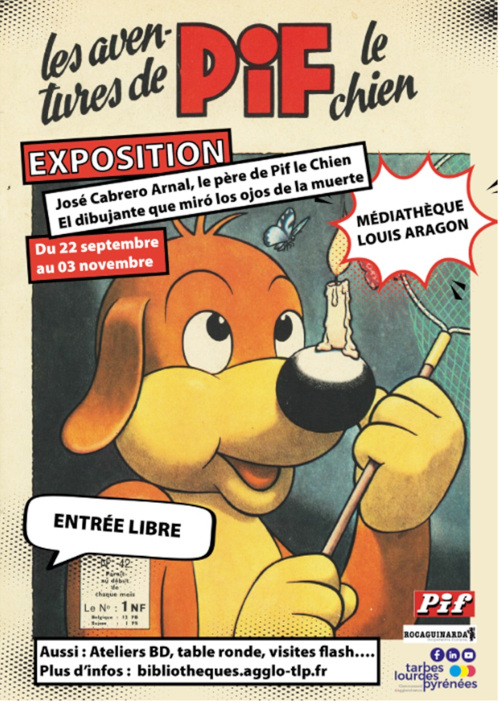 cartel exposición Cabrero Arnal en Tarbes 2026