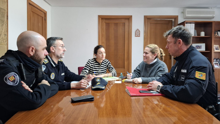 Reunión Unidad Canina de Policía Local Huesca