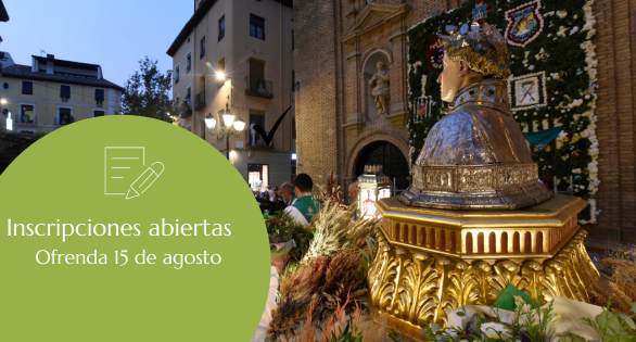 Inscripciones ofrenda día 15