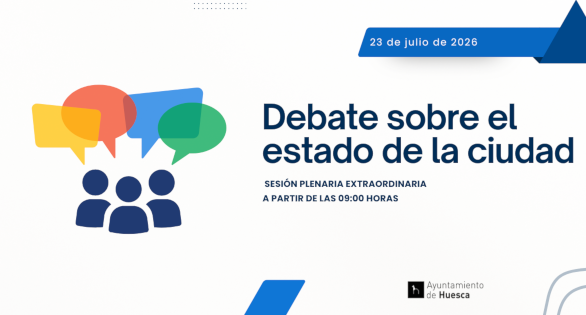 banner estado de la ciudad huesca 2026